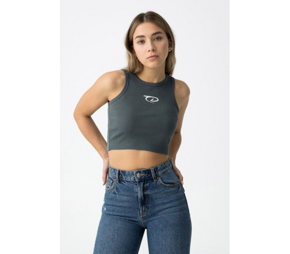 TIFFOSI : Cropped top met print