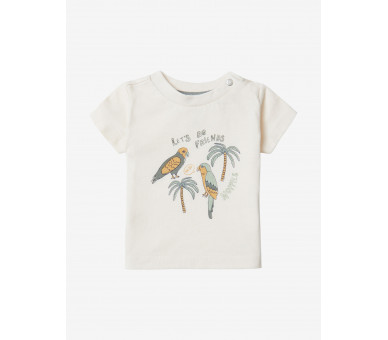 NOPPIES : T-shirt km met papegaaien