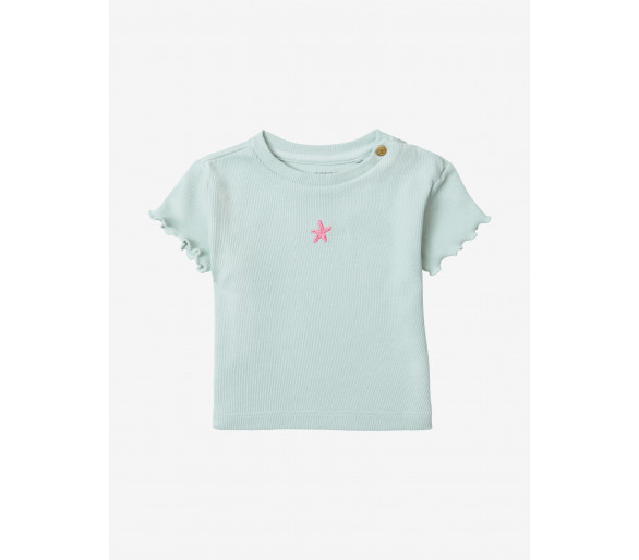 NOPPIES : T-shirt km fijne rib