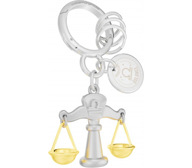 Metalmorphose sleutelhanger weegschaal