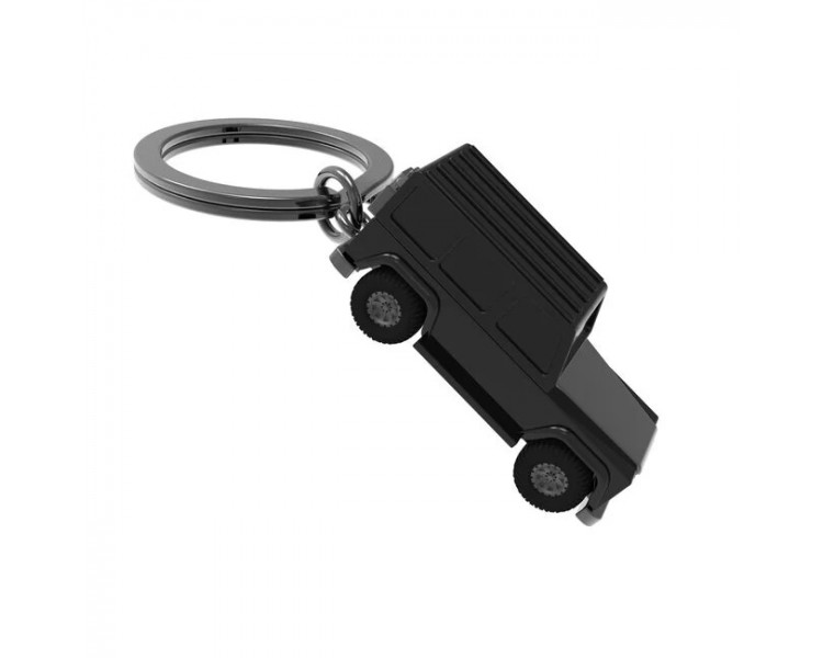Metalmorphose sleutelhanger 4x4 terreinwagen