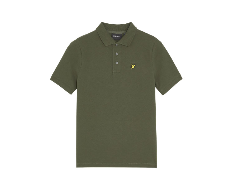 LYLE & SCOTT : Effen polo met loge LYLE & SCOTT : Effen polo met loge