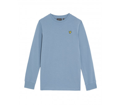 LYLE & SCOTT : Effen t-shirt lm met logo