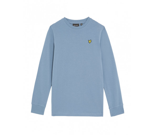 LYLE & SCOTT : Effen t-shirt lm met logo