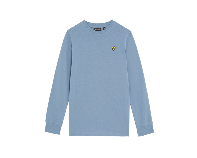 LYLE & SCOTT : Effen t-shirt lm met logo