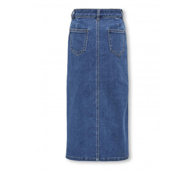 KIDS ONLY : Lange jeansrok met split vooraan