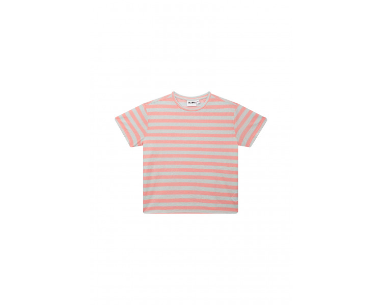 SOMEONE : T-shirt met oranje strepen