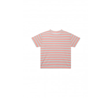 SOMEONE : T-shirt met oranje strepen