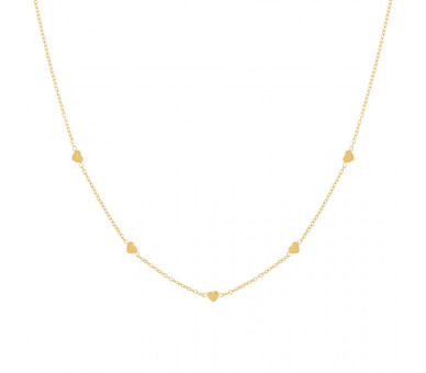 Ketting mini hartjes