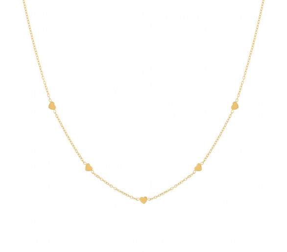 Ketting mini hartjes