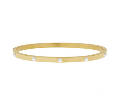 Bangle armband parels