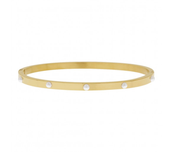Bangle armband parels