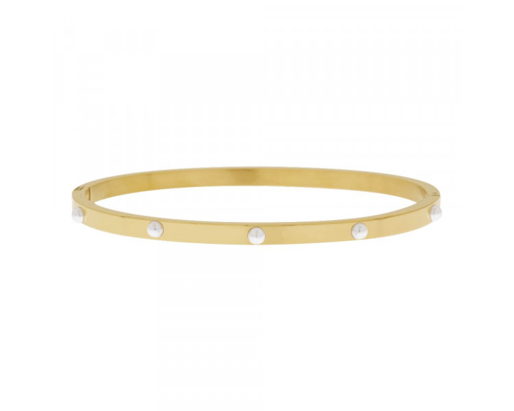 Bangle armband parels
