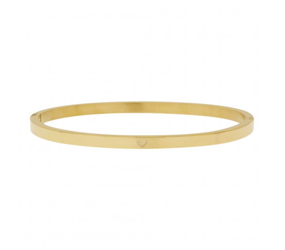 Bangle armband hartje