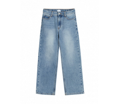 GRUNT : Low waist Raw bluejeans