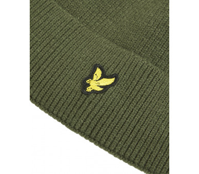 LYLE & SCOTT : Effen beanie met logo