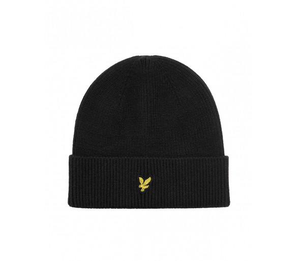 LYLE & SCOTT : Effen beanie met logo