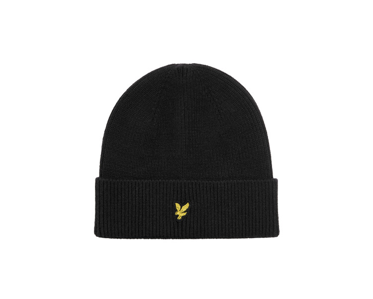 LYLE & SCOTT : Effen beanie met logo