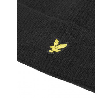 LYLE & SCOTT : Effen beanie met logo