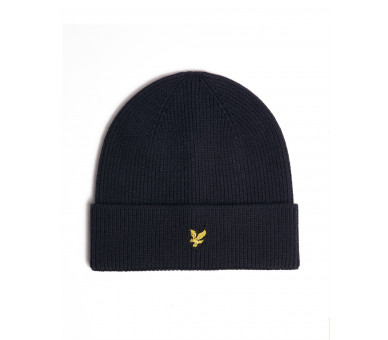 LYLE & SCOTT : Effen beanie met logo