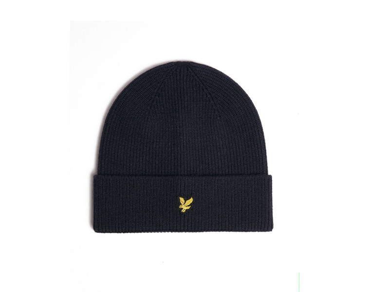 LYLE & SCOTT : Effen beanie met logo LYLE & SCOTT : Effen beanie met logo