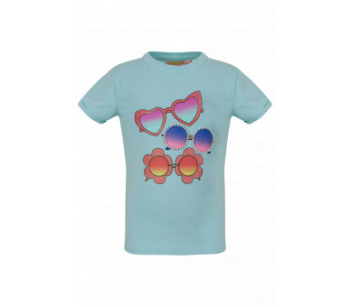 SOMEONE : T-SHIRT KM LIGHT AQUA