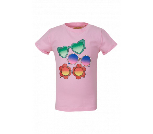 SOMEONE : T-SHIRT KM LIGHT PINK