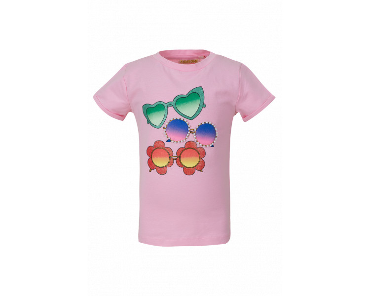 SOMEONE : T-SHIRT KM LIGHT PINK