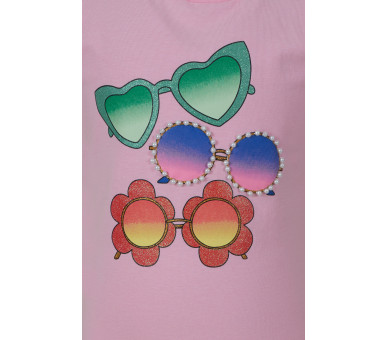 SOMEONE : T-SHIRT KM LIGHT PINK