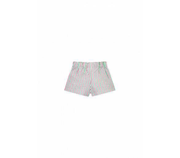 SOMEONE : Losvallende short met veelkleurige strep