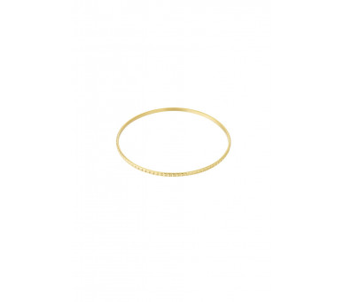 Fine hard bracelet with motif