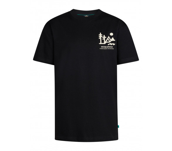 PETROL : Trendy t-shirt km in Classic Print Deep B