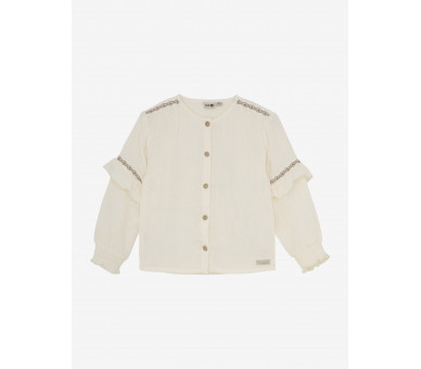 DAILY SEVEN : Chemise à manches longues à volants
