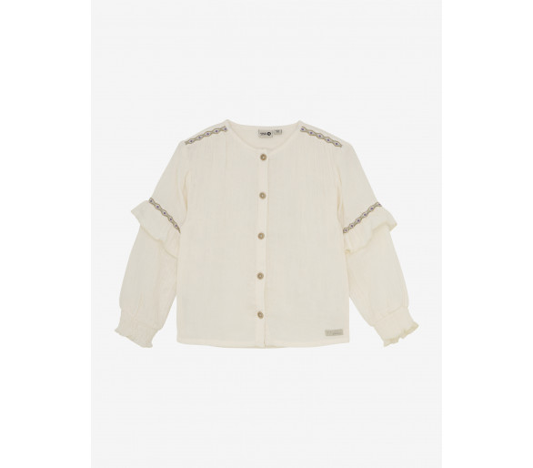 SHIRT LONGSLEEVE RUFFLE
