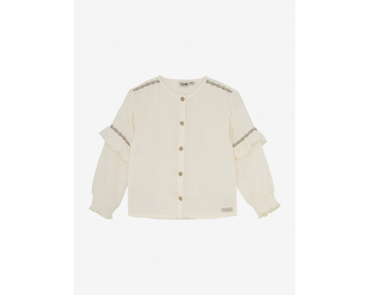 DAILY SEVEN : Chemise à manches longues à volants