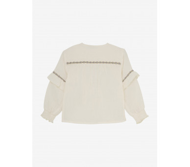 DAILY SEVEN : Shirt Lange Mouw Volant