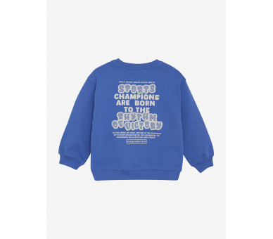 OVERSIZED SWEATER TEXTPRINT