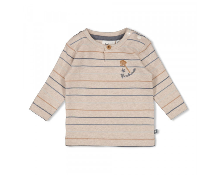 FEETJE : Long sleeve T-shirt streep - Howdy
