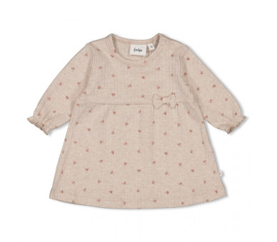 FEETJE : Robe en rib AOP - Morning Sun