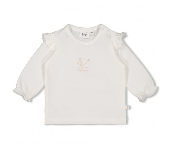 FEETJE : T-shirt à manches longues - Soleil du mat