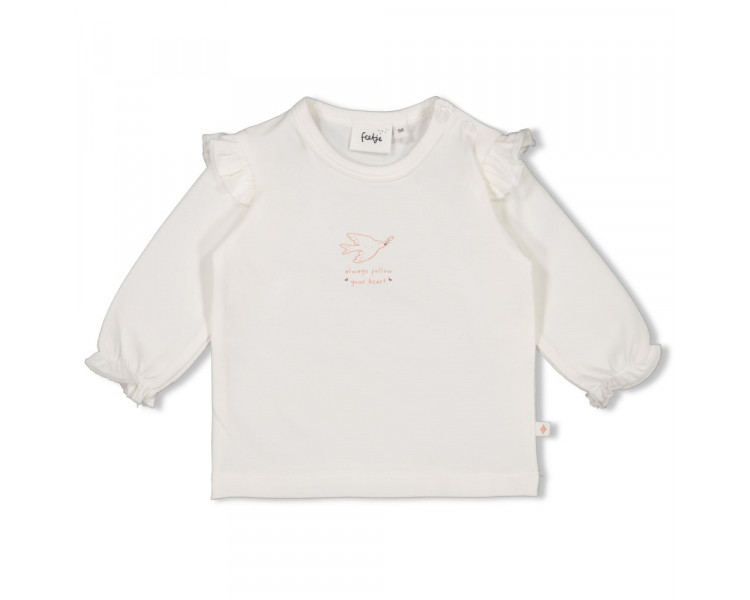 FEETJE : T-shirt à manches longues - Soleil du mat