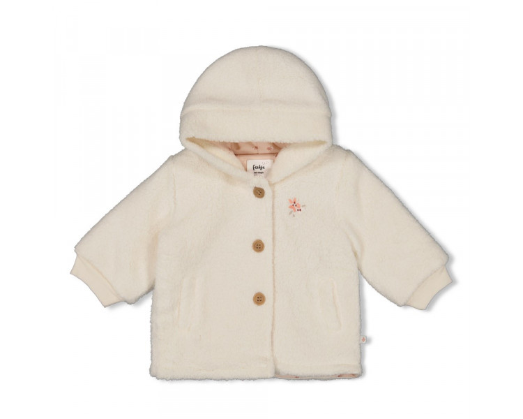 FEETJE : Teddy Jacket with capuchon - Morning Sun