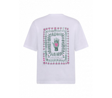 GRUNT : T-shirt met km met print op de rug