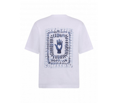 GRUNT : T-shirt met km met print op de rug