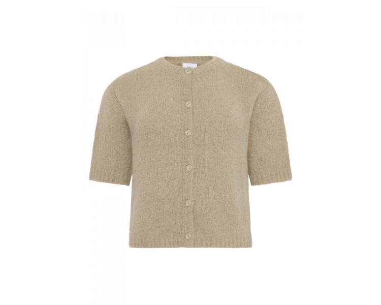 GRUNT : Gebreide vest met korte mouwen