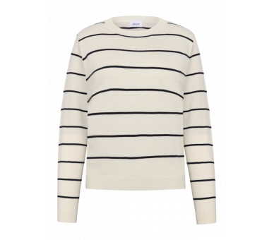 GRUNT : Dun gebreide pull met strepen