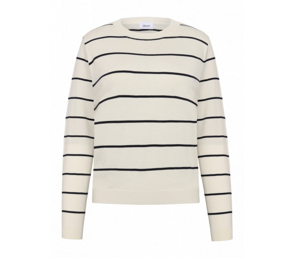 GRUNT : ronde hals en geribbelde boorden