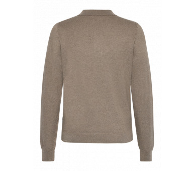 GRUNT : Dun gebreide polo