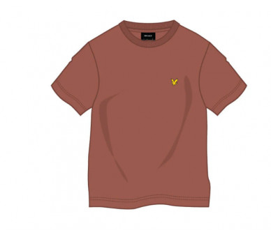 LYLE & SCOTT : T-shirt uni avec logo