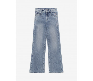 INDIAN BLUE : Top en jean à jambes larges